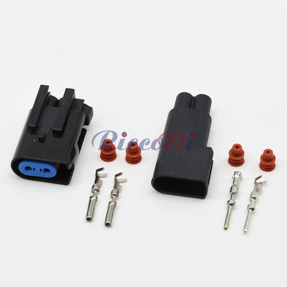 2 Pin 1.5mm Waterproof ABS Sensor Connector DJ7022Q-1.5 PA66 for Ford Volvo Jaguar Land Rover