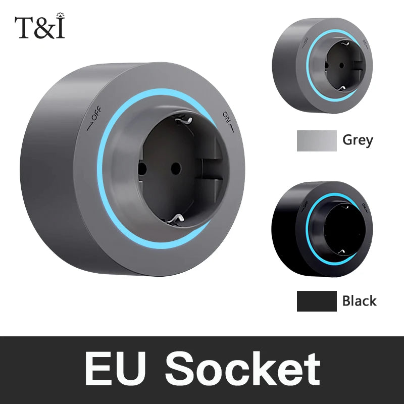 Power Track Socket Rail with USB Type-C Wall Mounted Modular Outlet Strip US/EU/UK Adapters 40-50cm