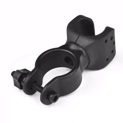 Bicycle Handlebar Flashlight Clip Holder Riding Handlebar Universal 360 Degree Rotating Bike LED Torch Mount Clamp Grip Bracket