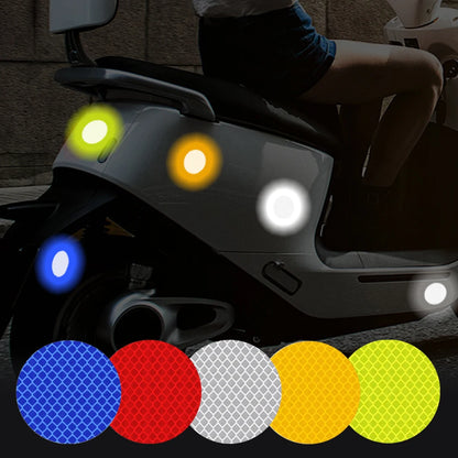 Car Bumper Reflective Safety Strip Stickers – Warning Reflector Tape Decals for Auto Exterior (10pcs/Set)