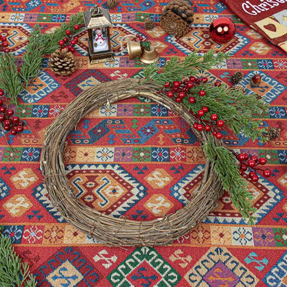 30/1PCS Christmas Decoration Artificial Pine Branches with Holly Berries, Red Berry Branches for Christmas Tree, Wreath, Gift Decoration
