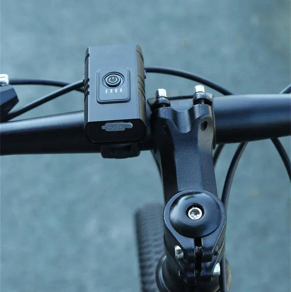 Rechargeable Bike Light Front Light Taillight Mini Night Safety Warning Lantern Bicycle Accessories for Night Outdoor Cycling