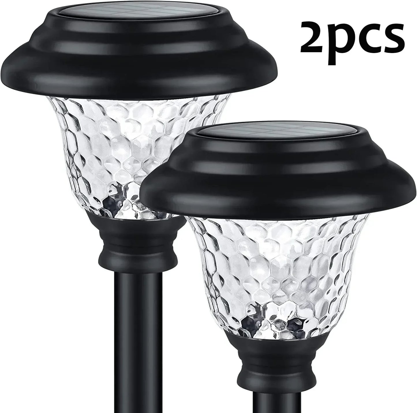 Solar Pathway Garden Lights Outdoor Waterproof LED