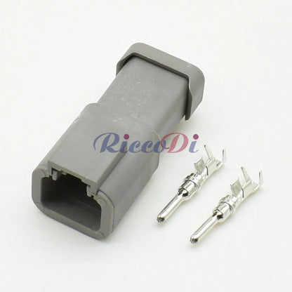 2 Pin 2.3mm Waterproof Docking Connector DJ70210YA-2.3-11/21 PA66 Automotive Vehicle Wiring