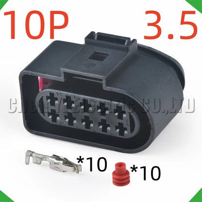 10 Pin Headlight Connector 1J0973835 1J0973735 For VW Audi
