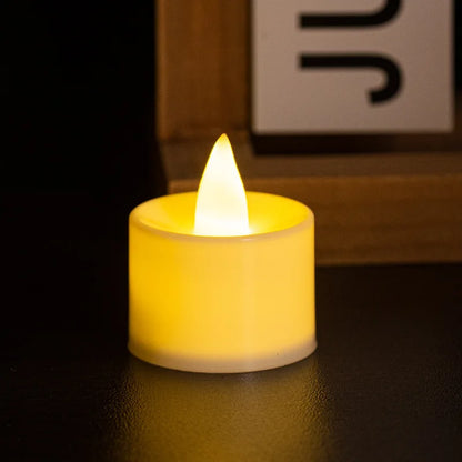 Heart-Shaped LED Flameless Candle Battery Tealight for Home Decor