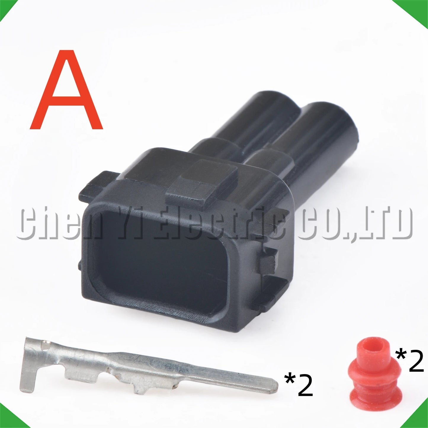 2 Pin Automotive Waterproof NH1 OBD2 Fuel Injector Connector Wire Harness Plug 6189-0553 1121700222AB001 for Honda CRV Civic