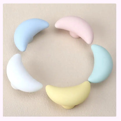 1pc Children's Furniture Handles Nordic Ceramic Children Room Cabinet Handles Macaron Colorful Round Drawer Knobs And Pulls