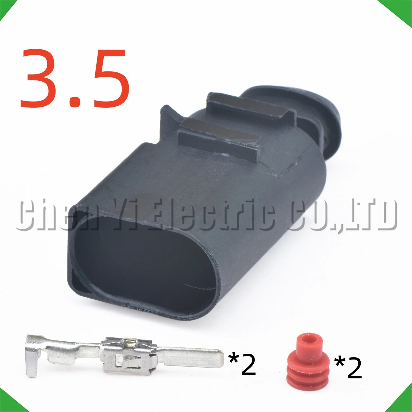 2 Pin Fluid Pump & Oil Cooling Valve Connector 1J0973722 For VW Audi
