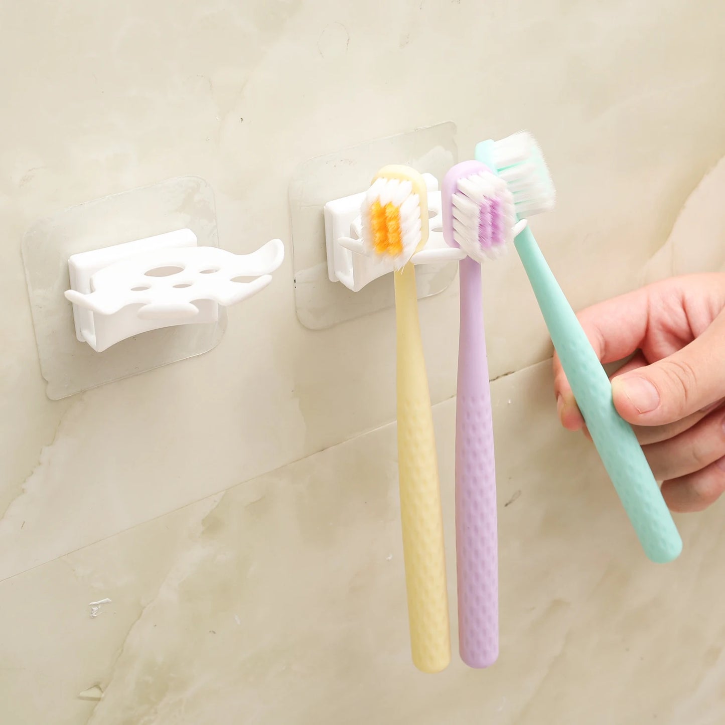 10/1PCS Plastic Toothbrush Holder Travel Organizer Removable Stand for Toothbrush Cup Storage Household Bathroom Accessories
