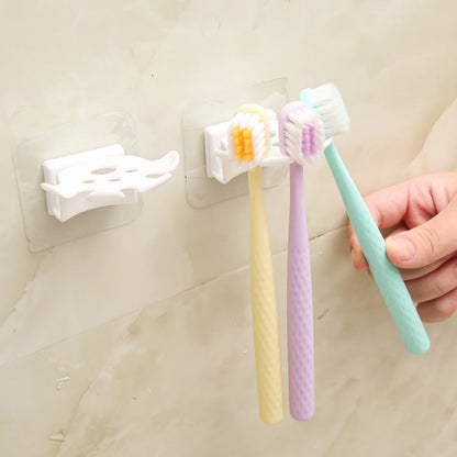 10/1PCS Plastic Toothbrush Holder Travel Organizer Removable Stand for Toothbrush Cup Storage Household Bathroom Accessories