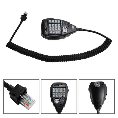 Speaker Microphone For AnyTone AT-778UV AT-588UV For Walkie Talkies VHF UHF Dual Band 136-174MHz 400-490MHz Noise Reduction