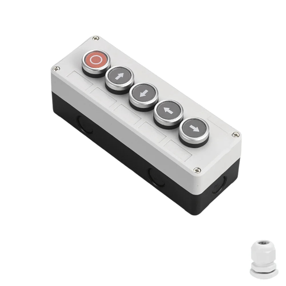 Waterproof Control Box 22mm Inching Switch For Electrical Applications High Current Push Switch Circuit Breaker