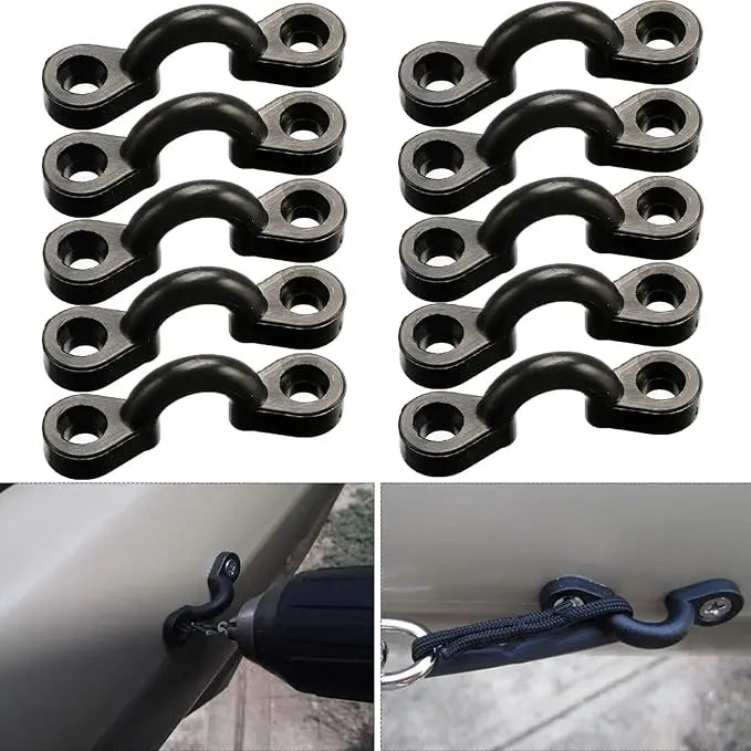 Kayak Deck Rigging Kit Pad Eyes Bungee Cord Tie Down Marine Hardware