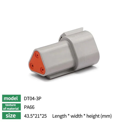 Deutsch DT Series Connector Combo Kit | DT04 / DT06 | 2–12 Pin Sealed Waterproof | 16–20AWG Terminals | Carrying Case