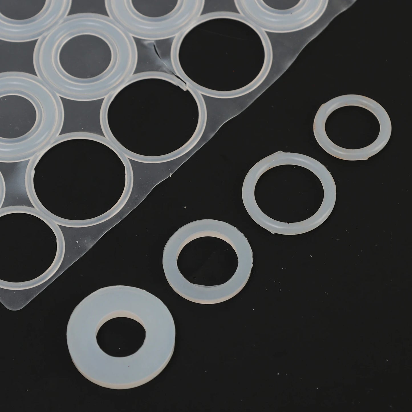 Silicone Flat Washers — Universal Leak-Proof Circular Seal Gaskets Hose Sealing Repair Kit 22/164pcs