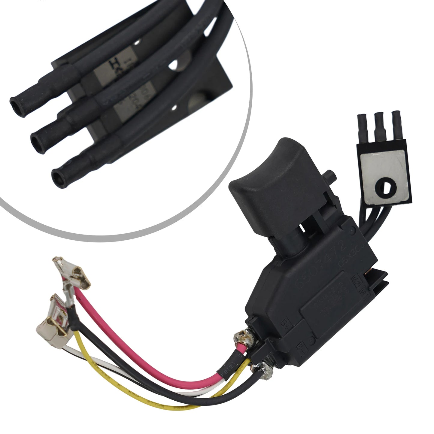 24VDC 650747-2 Switch For DDF446 DDF456 DHP446 BHP456 BDF456 Electric Drills Switch Tool Parts Power Tools Accessories