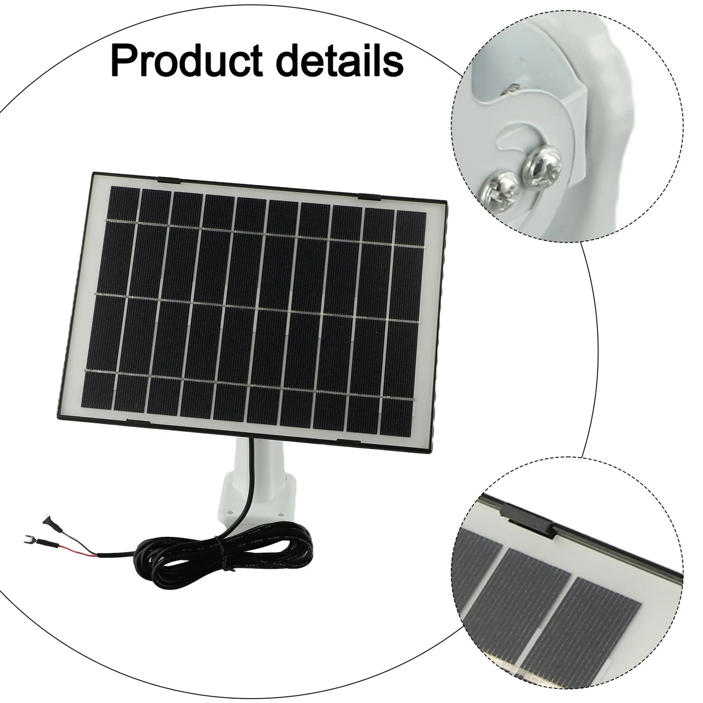 10W Solar Charger for Ring Video Doorbell 4/3/3 Plus/2 Efficient Power Conversion and User Friendly Installation