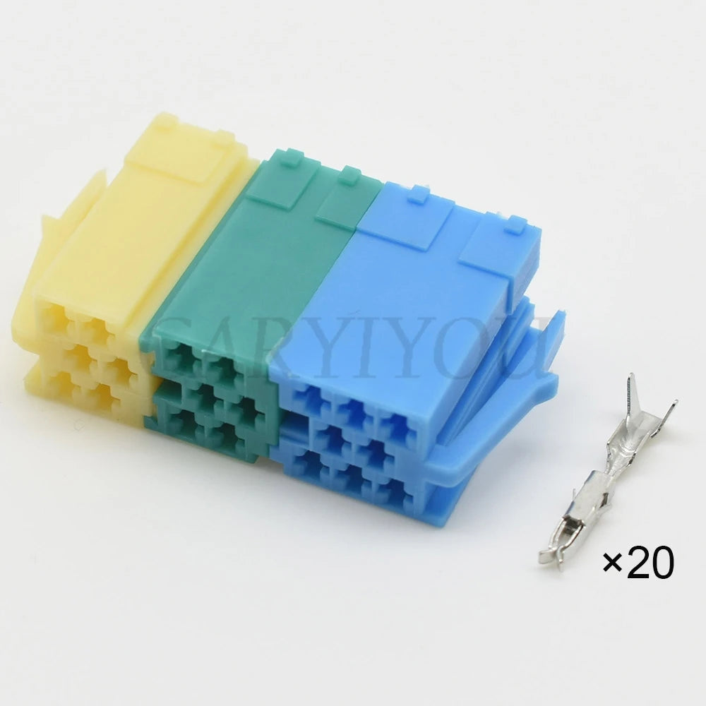 20-Pin VW Car Starter Connector DJ7201E-1.5 | 4A0972643A / 4A0972643B | CE Certified Unsealed Plug