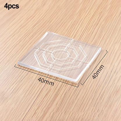 Shock Resistant Anti Vibration For Pads 4Pcs for Appliances Slip Resistant Feet Mat for Washing Machine and Furniture