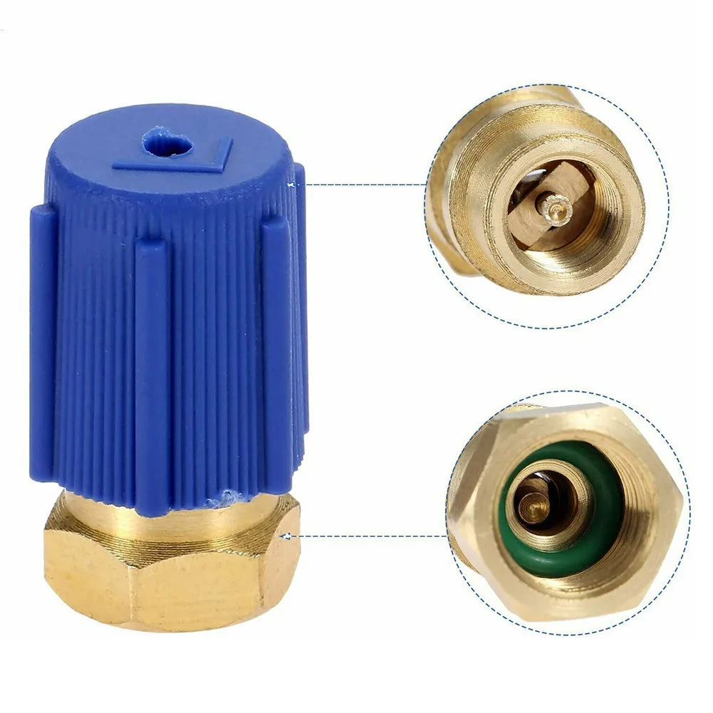 A/C Retrofit Valve & BPV31 Piercing Tap Kit For  R12 R22 R134A R134a Adapter Wrench Set HVAC Tool Parts
