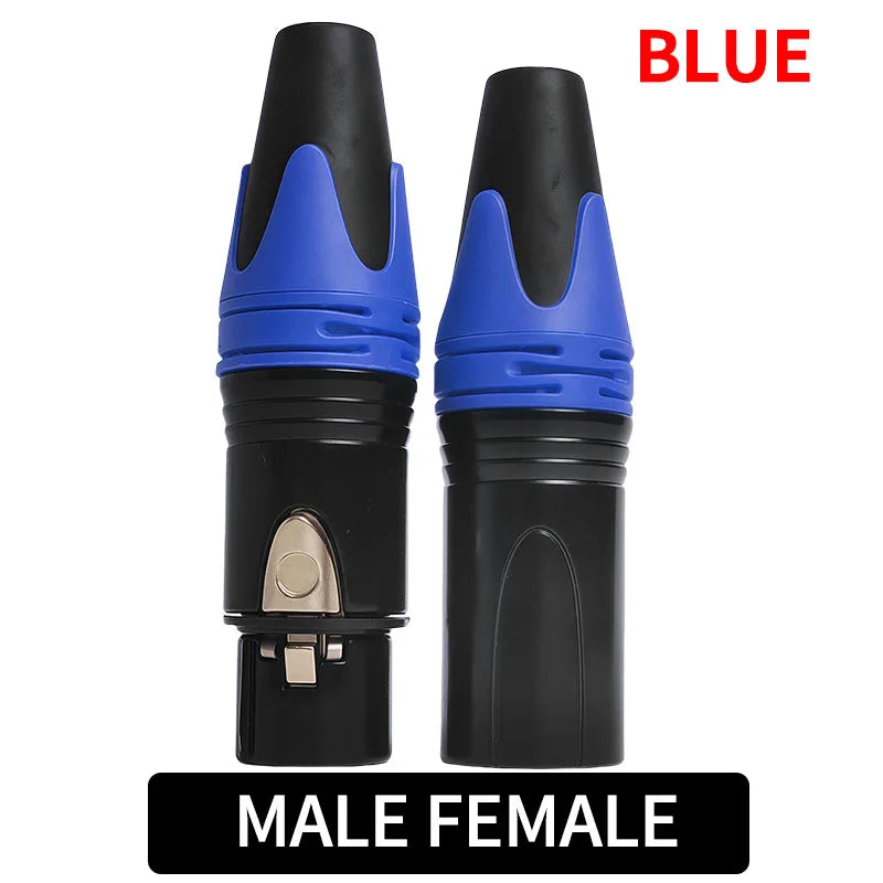 3 Pin XLR Male to Female Adapter Connector Mic Audio Plug Converter for Microphone Mixer Amplifier Sound Equipment