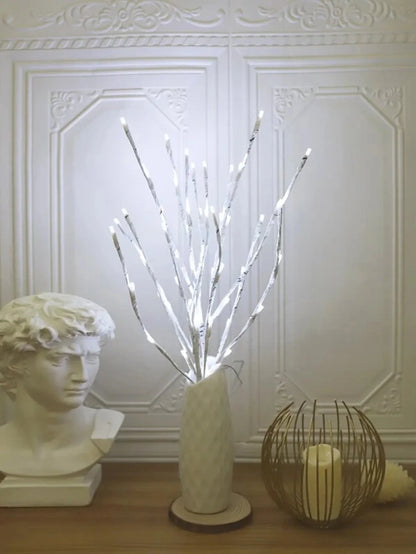1 PC White Birch Branch Light LED Festive Lights Battery Operated for Christmas Party Wedding Decoration Twig Outdoor Lights