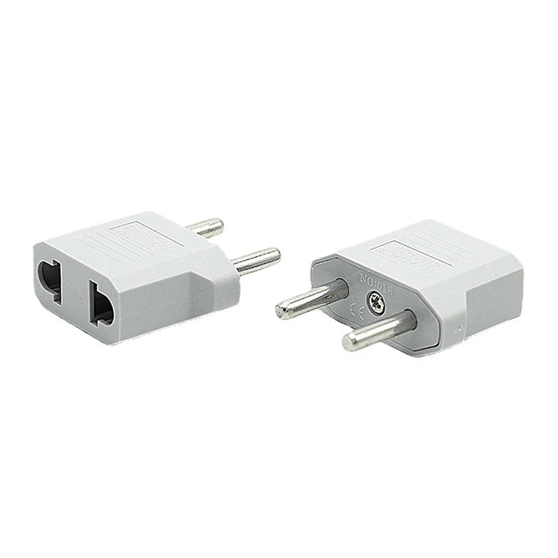 New 5/10Pcs Us To Eu Conversion Plug Eu To Us Us To Au Flat Plug To Dual Use