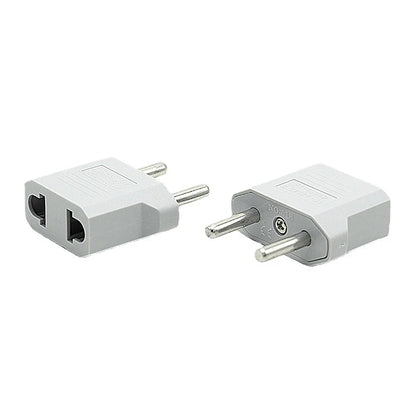 New 5/10Pcs Us To Eu Conversion Plug Eu To Us Us To Au Flat Plug To Dual Use