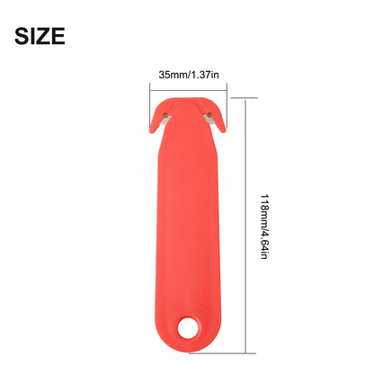 4PCS Double-edged Safety Box Cutter Blade MultiTool Film Cutting Art Paper Cutter For Home Kitchen Warehouse