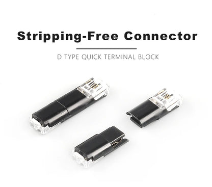 10pcs 2 Pin Waterproof Automotive Electrical Connector Splice Terminal Strip