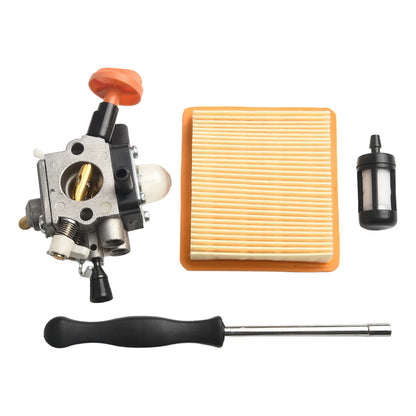 For Garden Tools For Outdoor Equipment Carburettor Kit FS89 HT103 Carburetor As Shown OEM Replacement Metal And Plastic Material