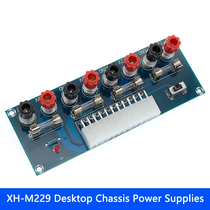 XH-M229 Desktop ATX Power Supply Adapter Board with Output and Terminal Modules