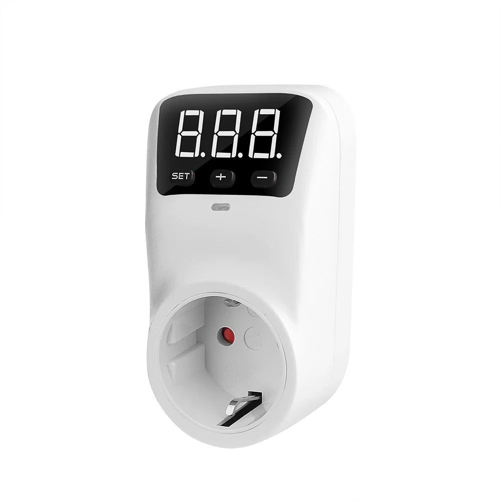 Adjustable Voltage Protector Socket AC120V/230V 16A Surge Protection with Delay | DE UK US Plug
