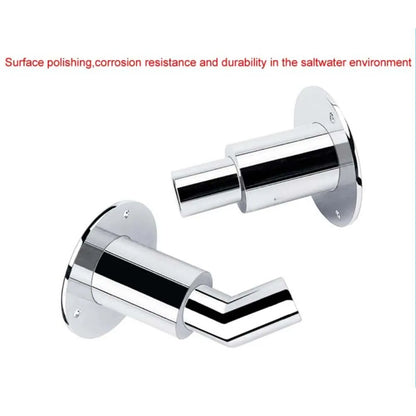 1pcs 316 Stainless Steel Marine Heater Vent Hole Hot Gas Exhaust Pipe For Webasto For Eberspacher PlanarDiesel Parking Heaters