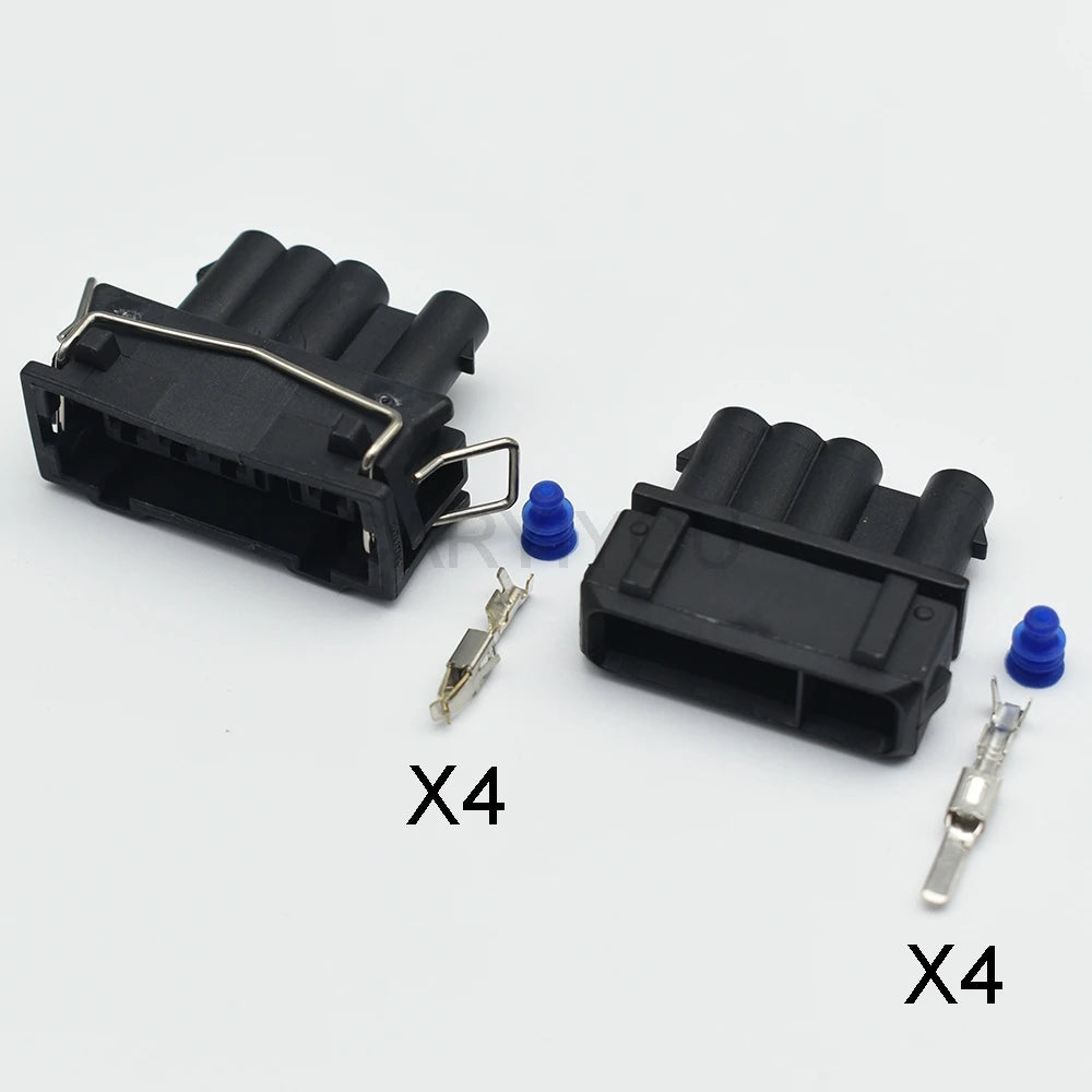 Shhworldsea 3.5mm 4 Pin Modified Waterproof Oxygen Sensor Connector Socket 357972754J 357972764K