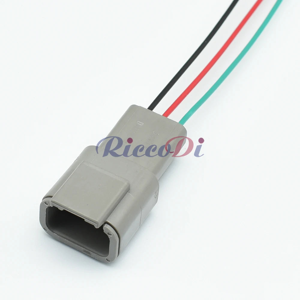 3 Pin Deutsch DTM Connector ATM04-3P ATM06-3S DTM06-3S DTM04-3P Grey Waterproof