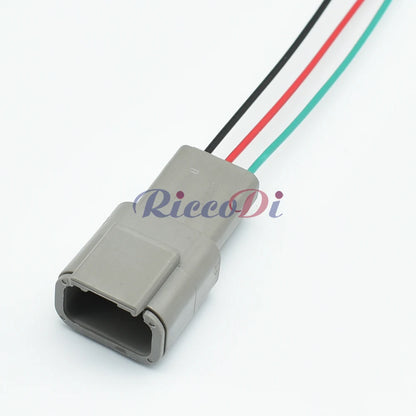 3 Pin Deutsch DTM Connector ATM04-3P ATM06-3S DTM06-3S DTM04-3P Grey Waterproof