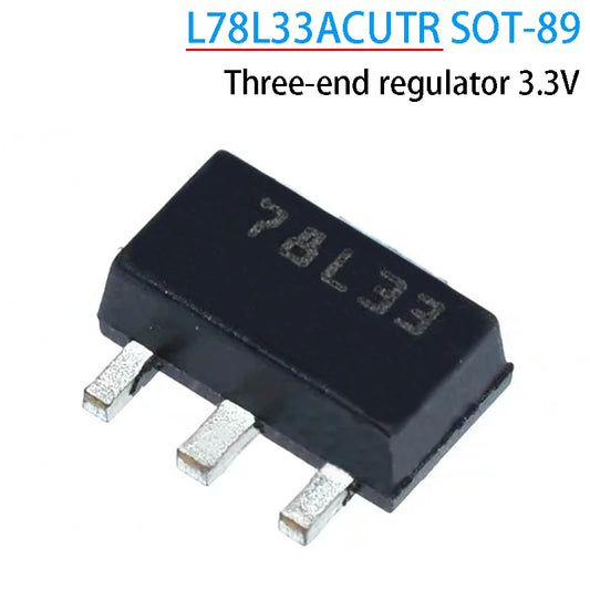 20PCS L78L33AC 3.3V Three-Terminal Voltage Regulator SOT-89 Package