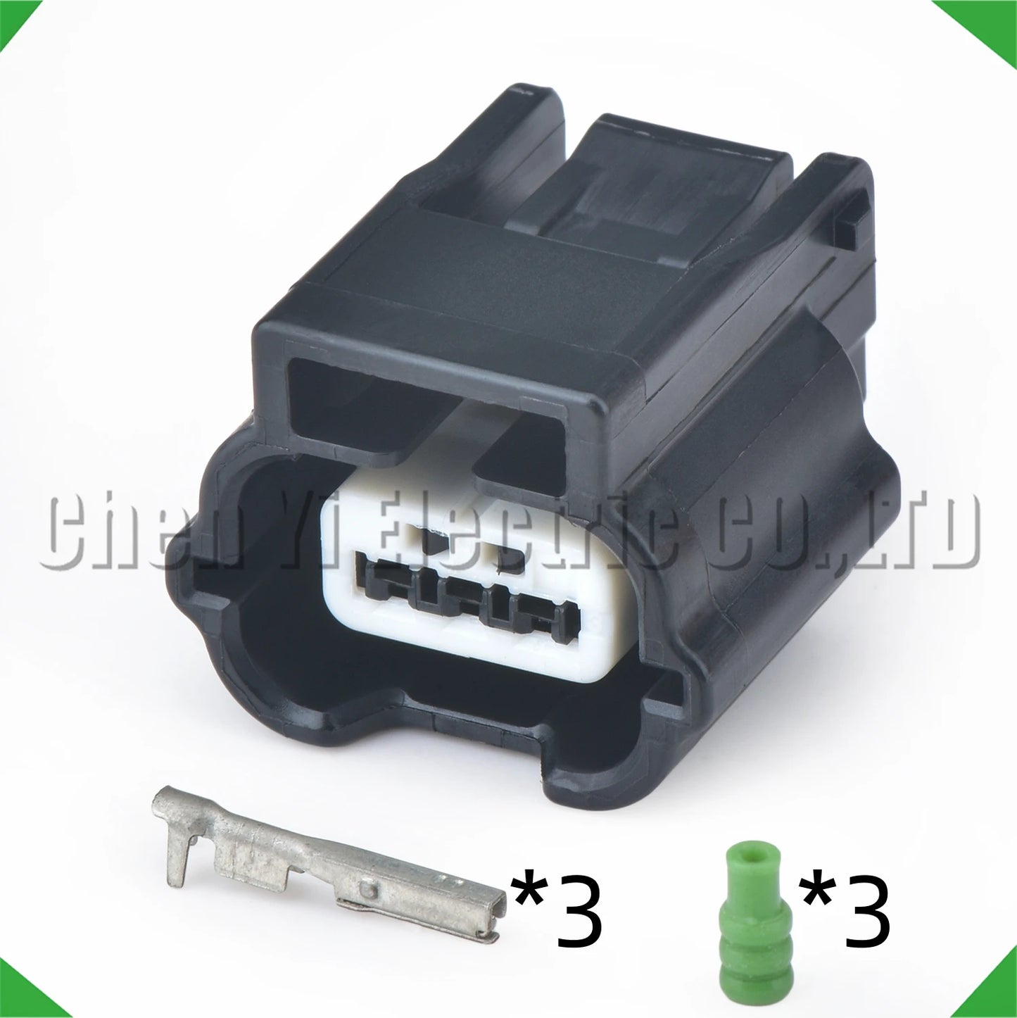 3 Pin Auto Connectors for Radar, Crankshaft Position Sensor, Headlight Adjustment Motor Wire Harness Plug 7283-8852-30 7282-8852-30