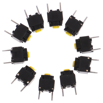 10pcs 6*6*7.3mm Mute Button Silent Switch Micro Mouse Button Switch