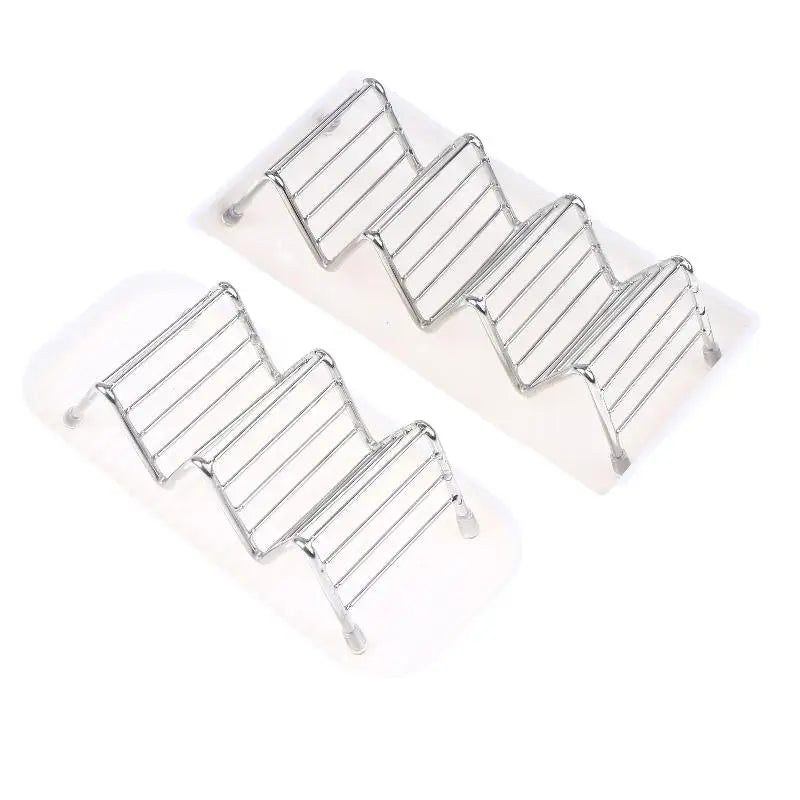 Stainless Steel Soap Rack 2/3 Grids Moisture-Proof Sink Storage Shelf