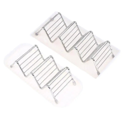 Stainless Steel Soap Rack 2/3 Grids Moisture-Proof Sink Storage Shelf