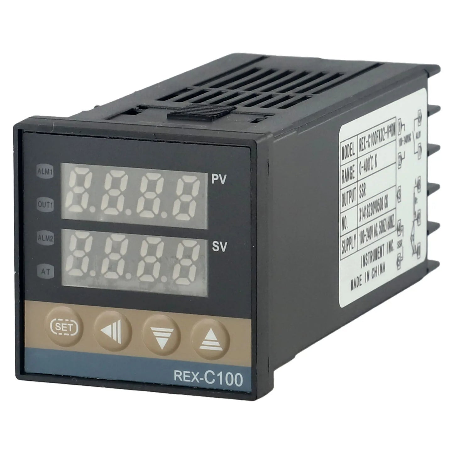 Comprehensive PID Controller Kit REX C100 For SSR 40DA and K Thermocouple for Effective Temperature Management