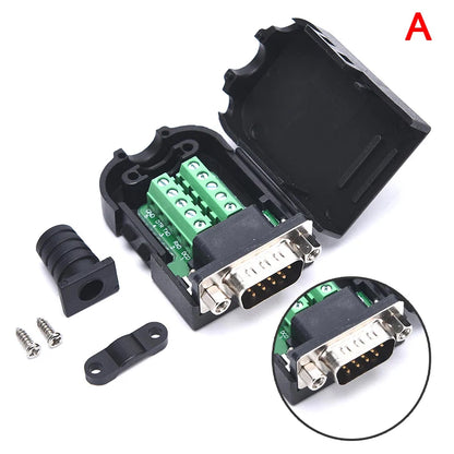DB9 RS232 RS485 Connector 9 Pin Male Female Breakout Terminal