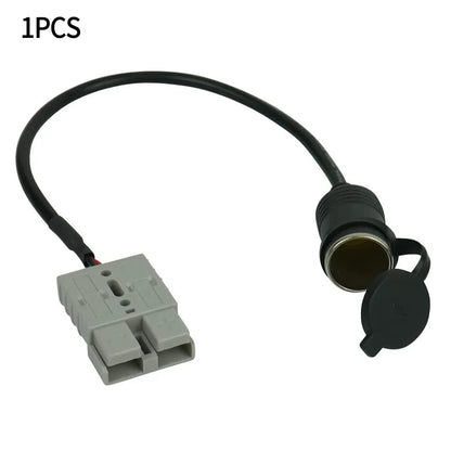 50 Amp For Anderson Plug To 16A Female Cigarette Socket Adaptor 300mm 12/24v 12AWG For Refrigerator Caravan Camping Trailer