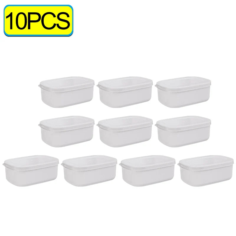 Food Sealed Crisper Refrigerator Food Vegetable Fruit Storage Container Rice Packaging Box Thermostability Kitchen Storage Boxes