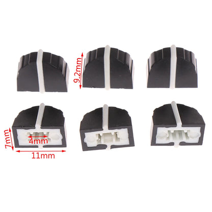 10pcs DBX2231 Equalizer Fader Cap 11MMX9MM Hole 4MM Potentiometer Fader Knob Cap