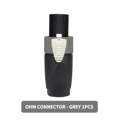 NL4FC Speakon 4 Pin Audio XLR Connector Ohm Head Solder-Free Amplifier Terminal for Superior Sound