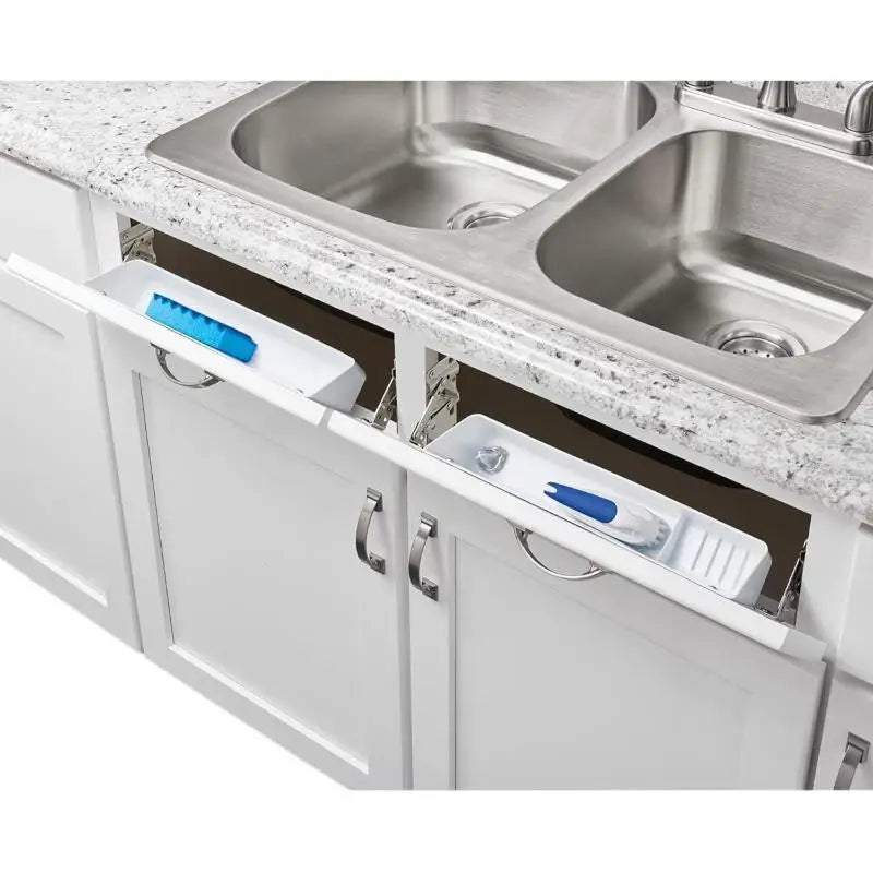 2pcs Self-Closing 45 Degree Pivot Hinge Kitchen Cabinet Tip-Out Trays Hinges For Sink Drawer Bathroom Organizers Shoe Cabinets